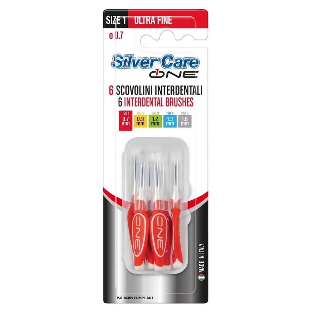 Scovolini interdentali  One Ultra Fine SILVERCARE 6 pz