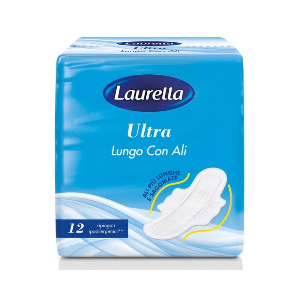 Assorbenti ultra lungo con ali LAURELLA 12 pz