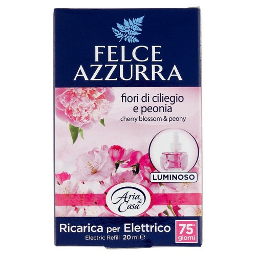 Ricarica per profumatore elettrico FELCE AZZURRA ciliegio e peonia 20 ml