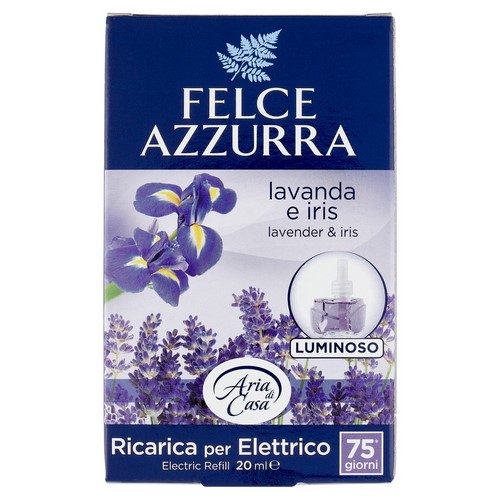 Ricarica per profumatore elettrico FELCE AZZURRA lavanda e iris 20 ml