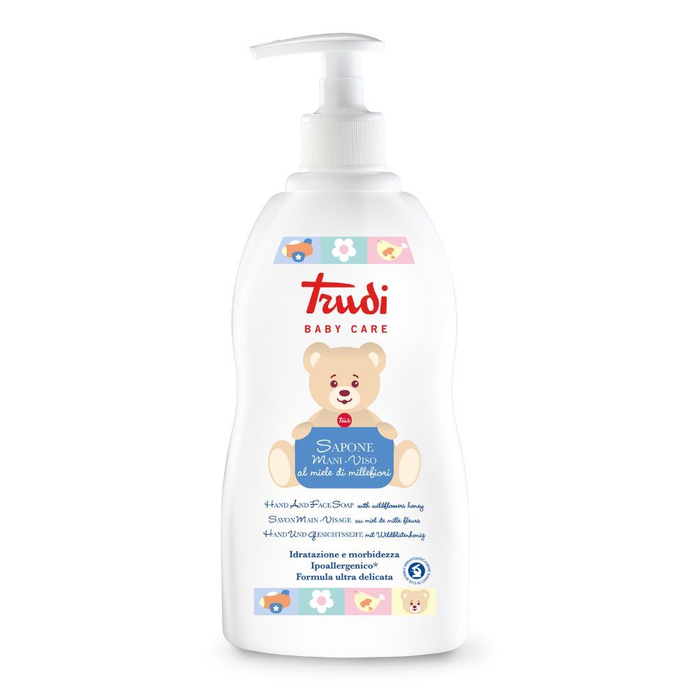 Sapone liquido TRUDI BABY CARE mani e viso 500 ml