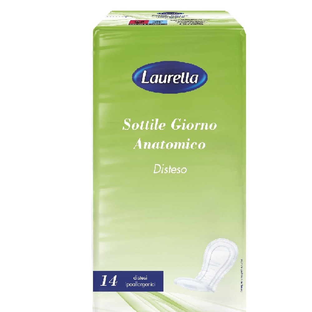 Assorbenti cotone anatomici distesi LAURELLA 14 pz