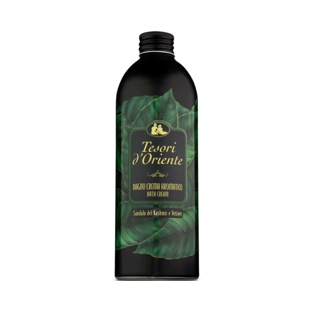 Bagno crema aromatico TESORI D'ORIENTE Sandalo del Kashmir e Vetiver 500 ml