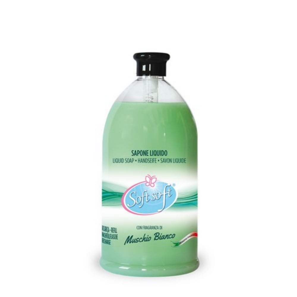 Ricarica sapone liquido SOFT SOFT Muschio Bianco 1000 ml