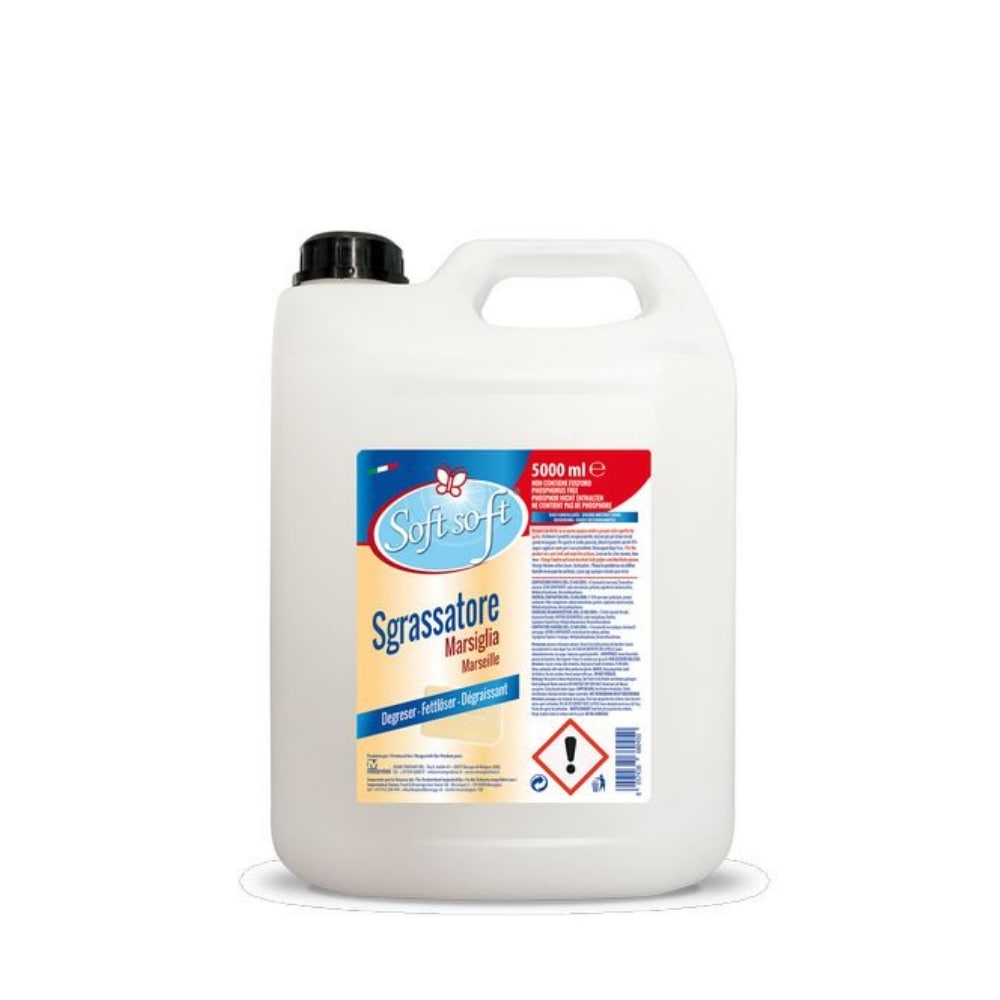 Sgrassatore marsiglia in tanica SOFT SOFT 5000 ml