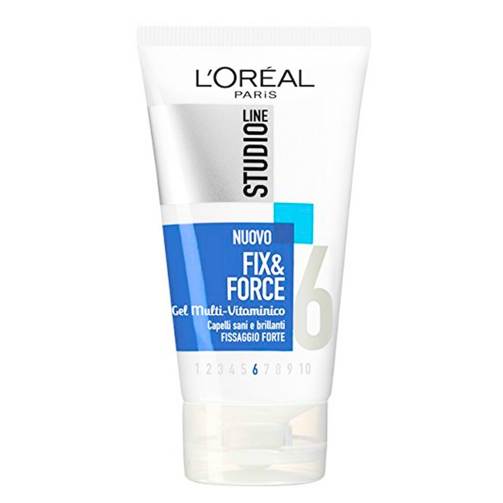 Gel capelli FIX AND FORCE Fissaggio Forte STUDIO LINE 150 ml