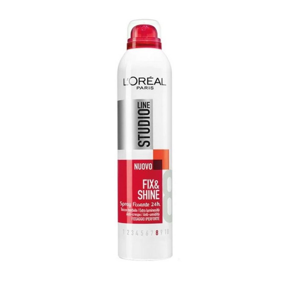 Lacca capelli FIX & SHINE Fissaggio Iper Forte STUDIO LINE 250 ml