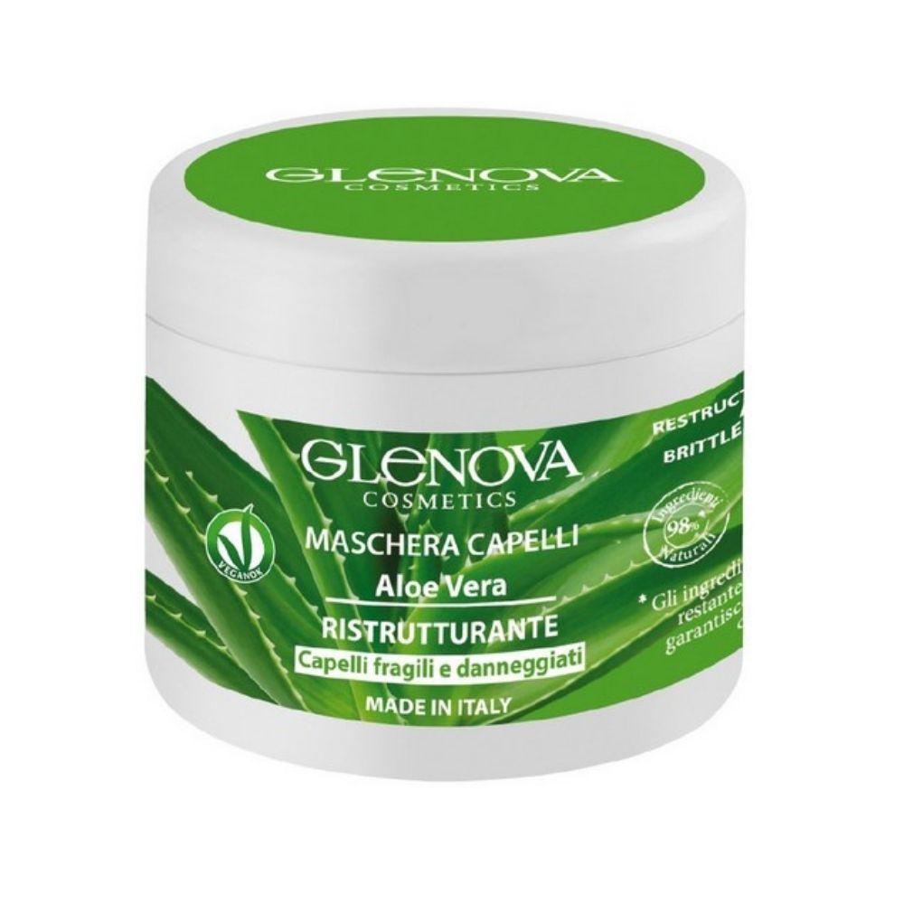 Maschera Capelli Fragili all'aloe vera GLENOVA 500 ml