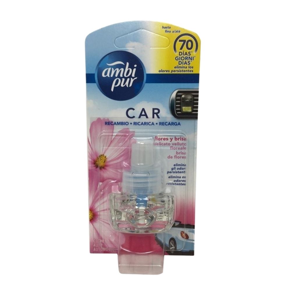 Ricarica deodorante AMBI PUR CAR fiori 7 ml