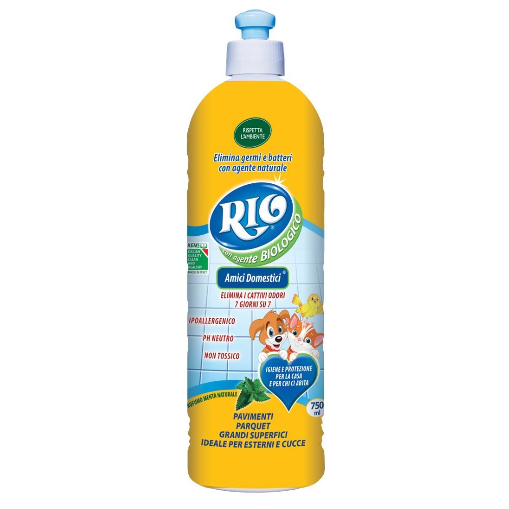 Detergente pavimenti con agente biologico animali domestici RIO BUM BUM 750 ml