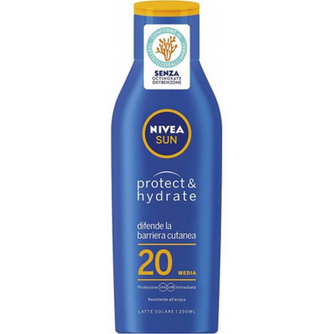 Protezione solare NIVEA protect&hydrate FP 20 200 ml