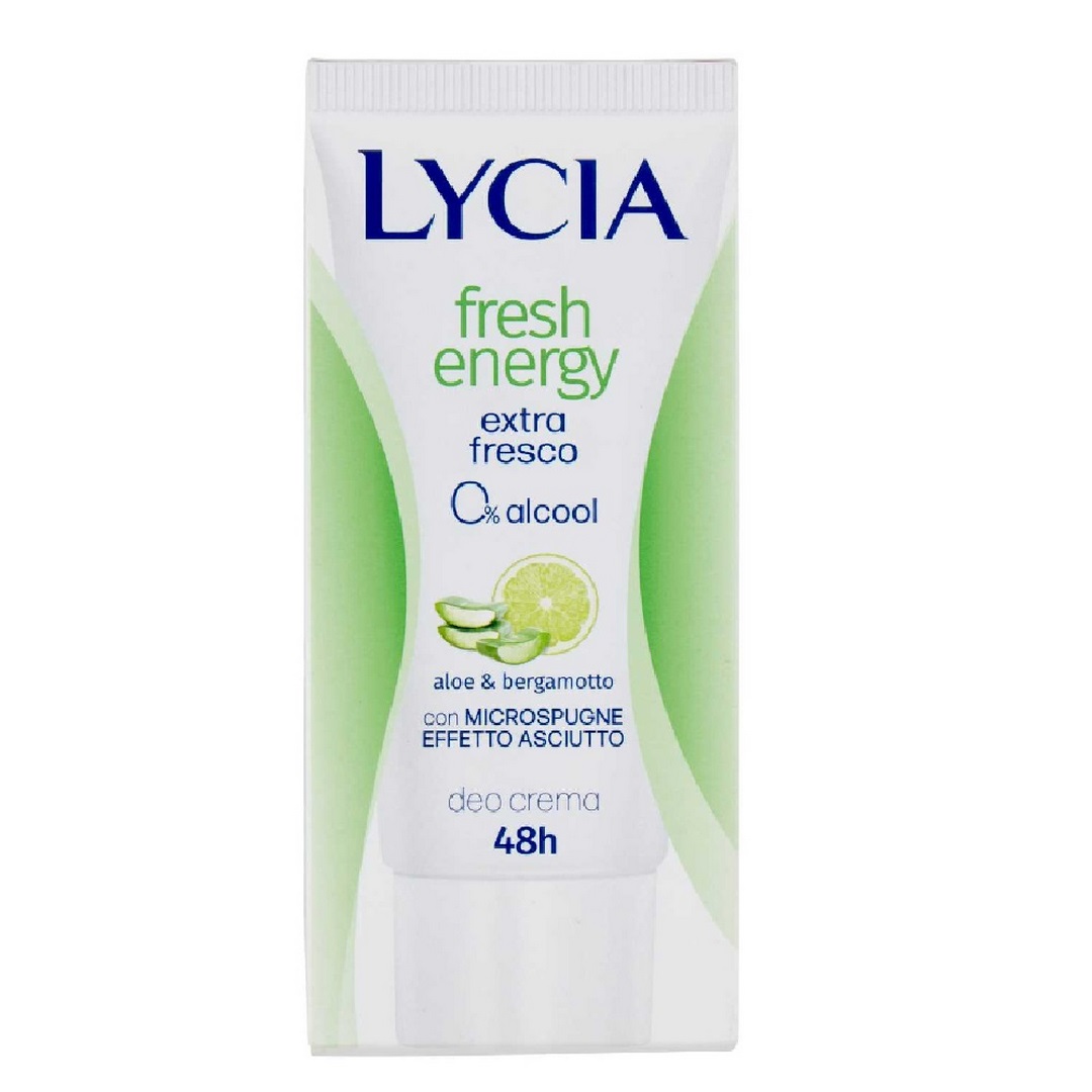 Deodorante crema fresh energy LYCIA 40 ml