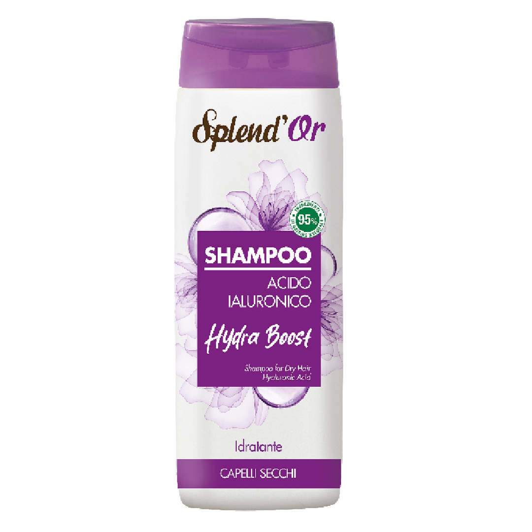 Shampoo idratante Hydra Boost SPLEND'OR capelli secchi 300 ml