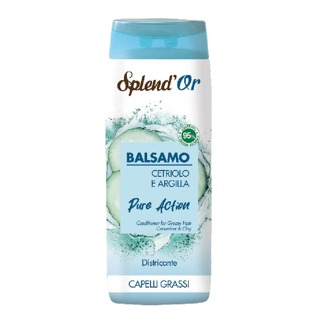 Balsamo purificante Pure Action SPLEND'OR capelli grassi 300 ml