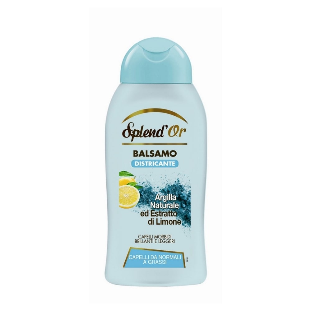 Balsamo per capelli DIstricante con Argilla Naturale e Limone SPLEND'OR 300 ml