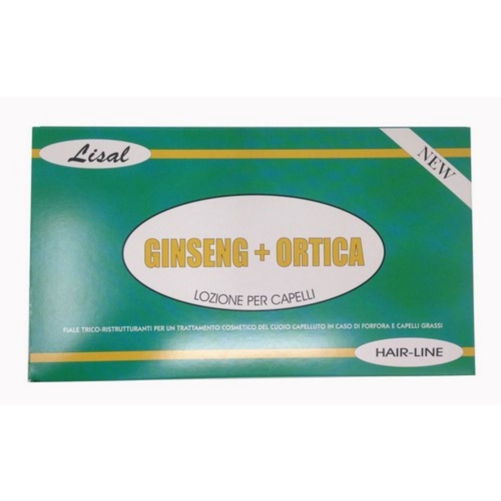 Fiala per capelli LISAL ginseng e ortica 10 pz