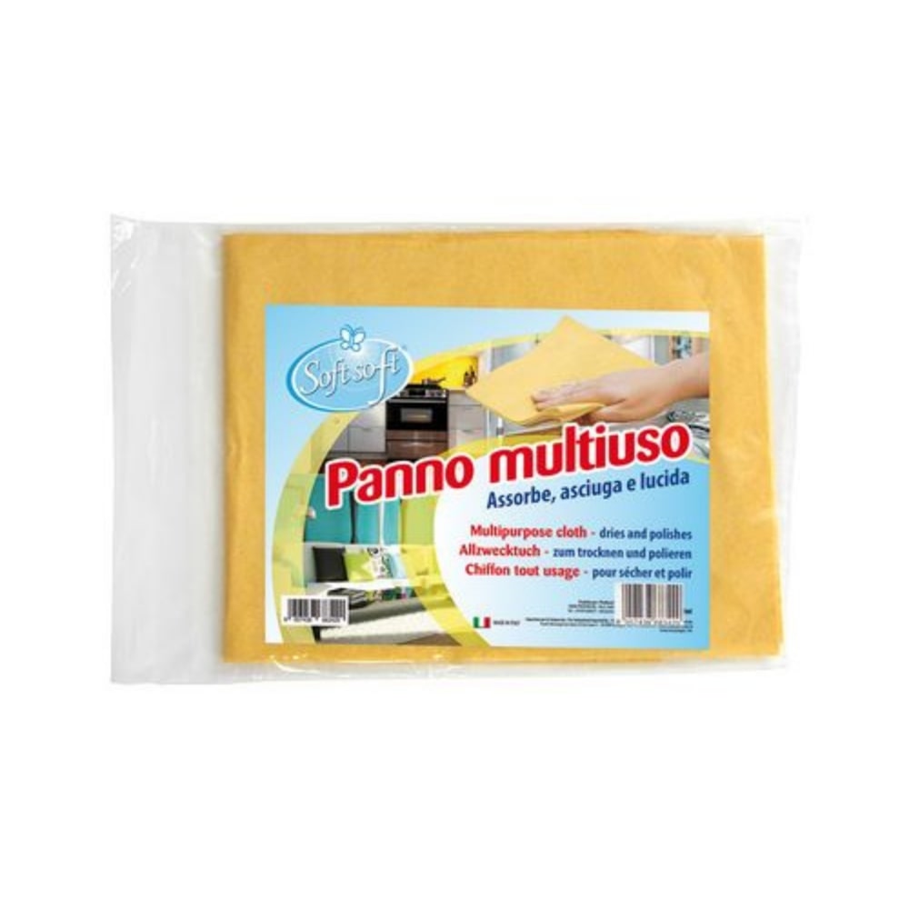 Panno multiuso assorbe asciuga lucida SOFT SOFT 3 pz