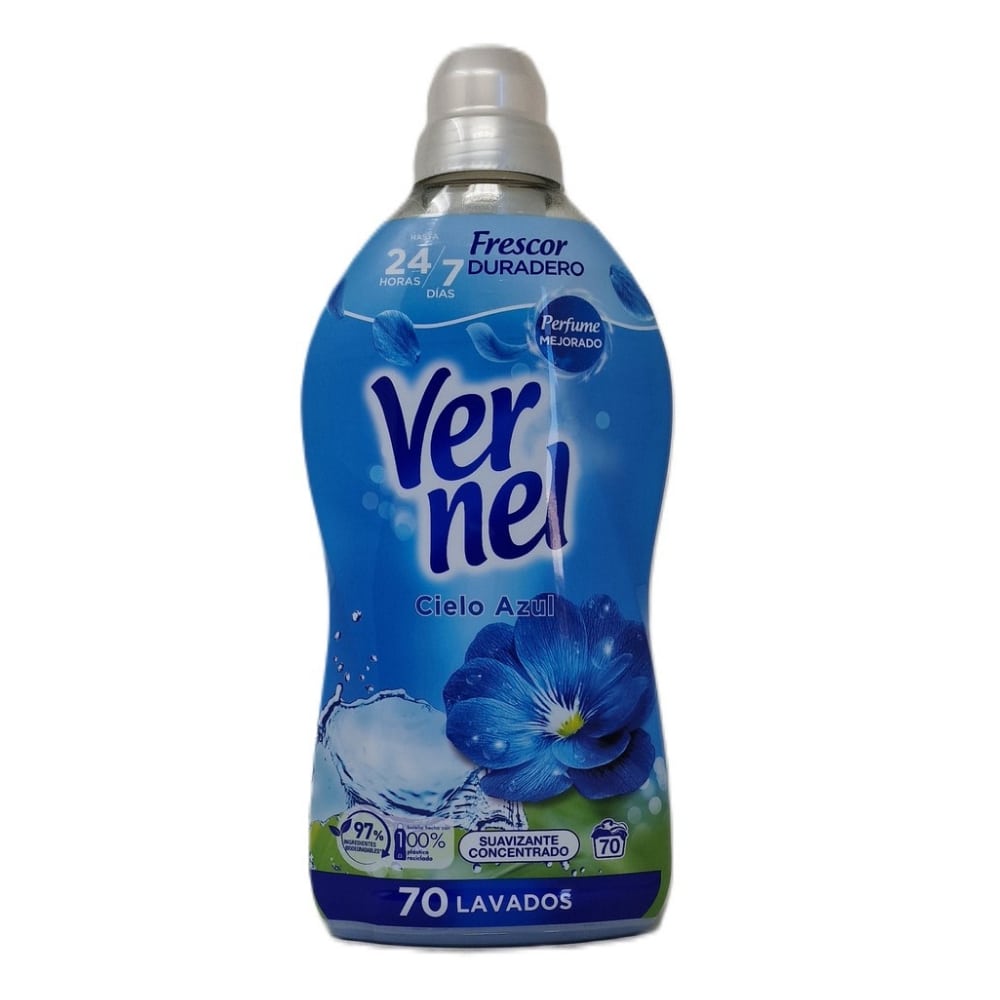 Ammorbidente concentrato VERNEL blu 70 lavaggi 1260 ml