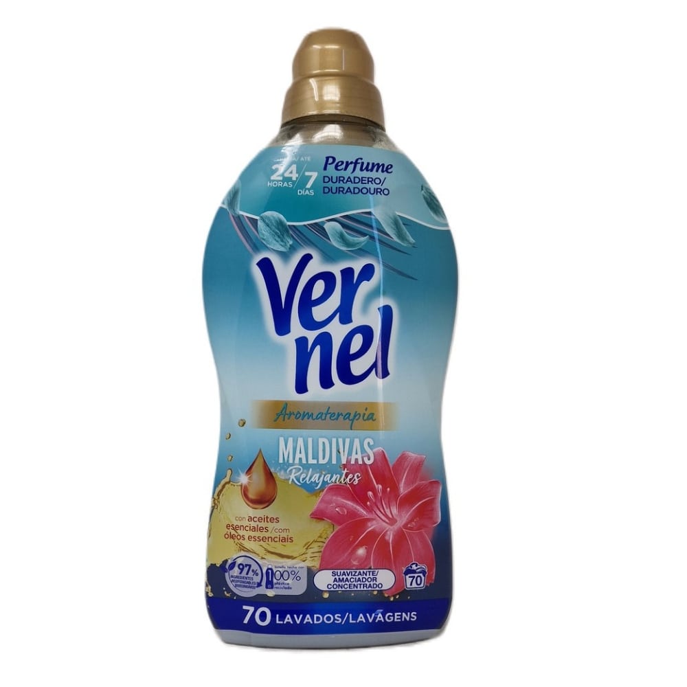 Ammorbidente concentrato VERNEL 70 maldive lavaggi 1260 ml