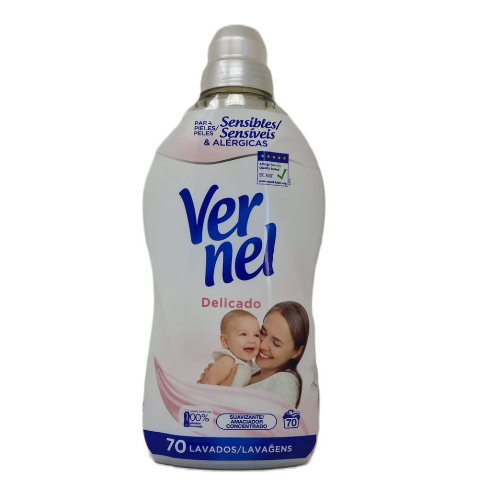 Ammorbidente concentrato VERNEL delicato 70 lavaggi 1260 ml