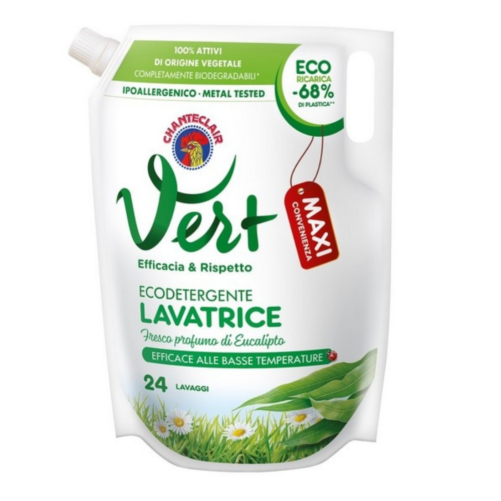 Lavatrice CHANTECLAIR Vert ecoricarica eucalipto 24 lavaggi 1224 ml