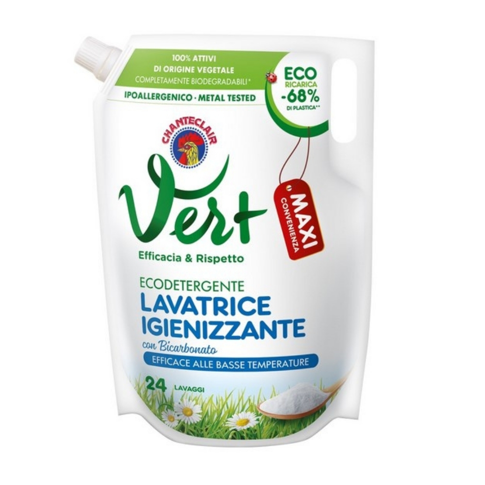 Lavatrice CHANTECLAIR Vert ecoricarica bicarbonato 24 lavaggi 1224 ml