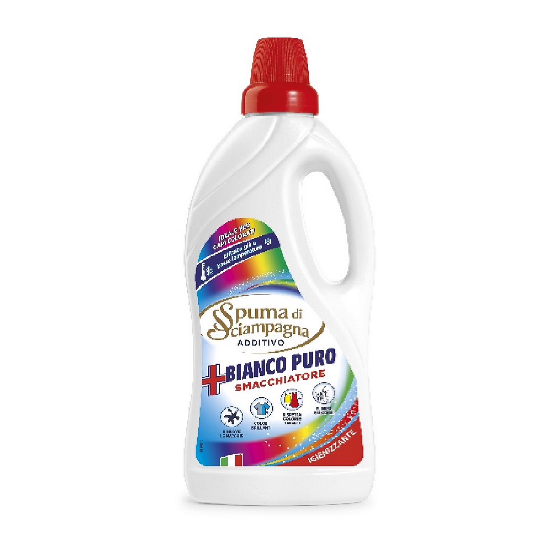 Additivo SPUMA DI SCIAMPAGNA bianco puro igienizzante 900 ml