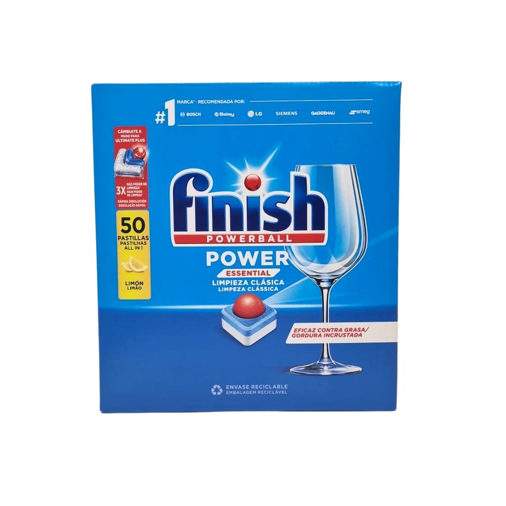 Pastiglie lavastoviglie FINISH limone 50 pz