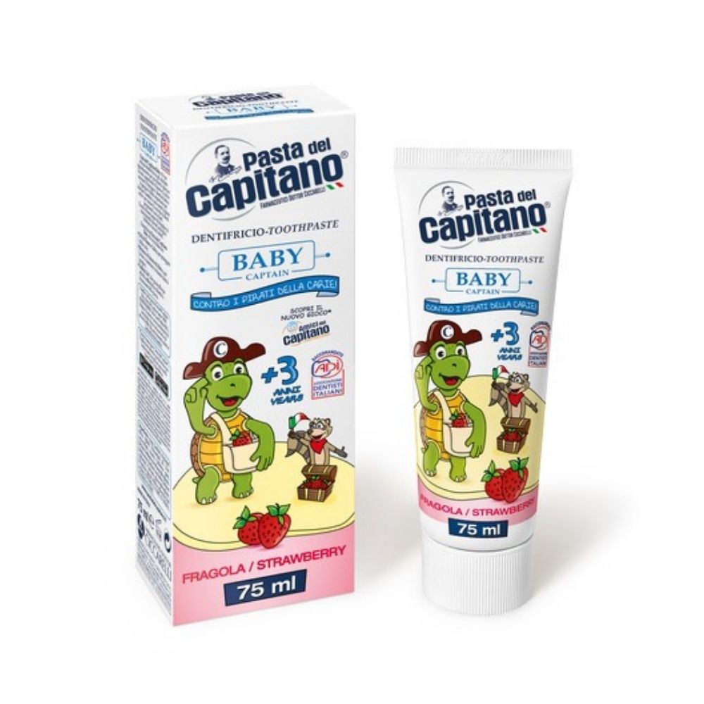 Dentifricio Baby gusto fragola PASTA DEL CAPITANO 75 ml