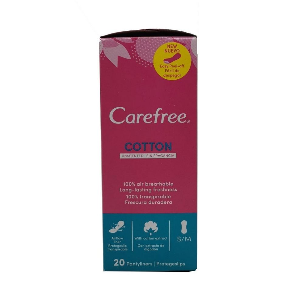 Salvaslip CAREFREE cotone 20 pz