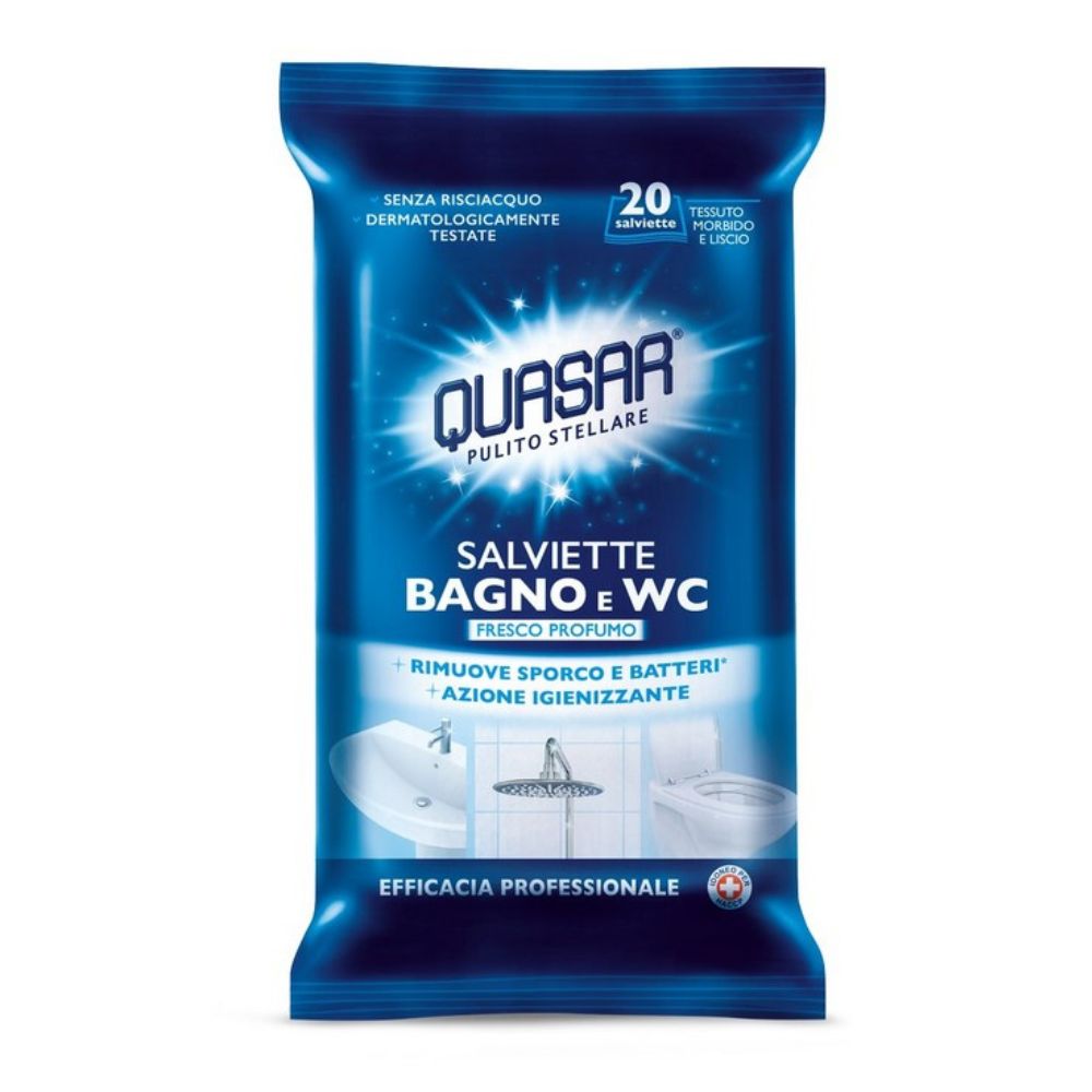 Salviette bagno e wc QUASAR 20 pz