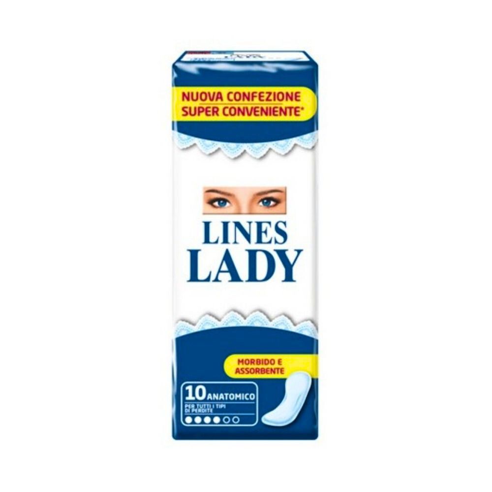 Assorbenti anatomicy lady LINES 10 pz