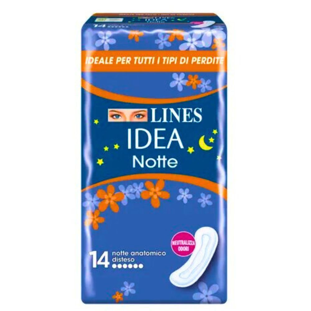 Assorbenti notte super LINES 14 pz