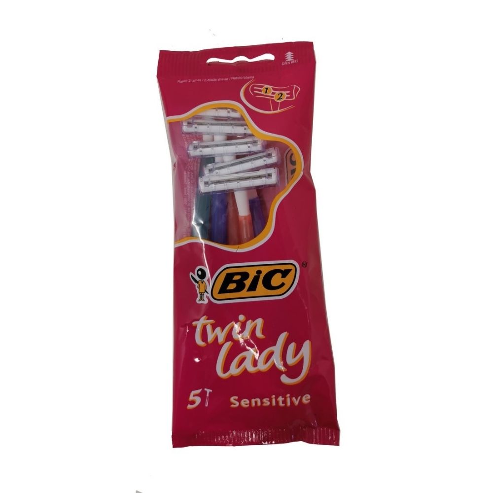 Rasoio donna BIC TWIN Lady Sensitive due lame, 6 pz