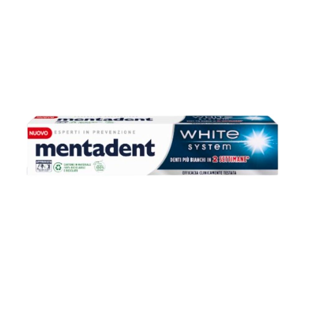 Dentifricio MENTADENT white system 100 ml