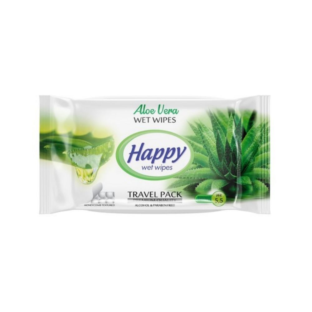 Salviettine multiuso aloe vera HAPPY 30 pz