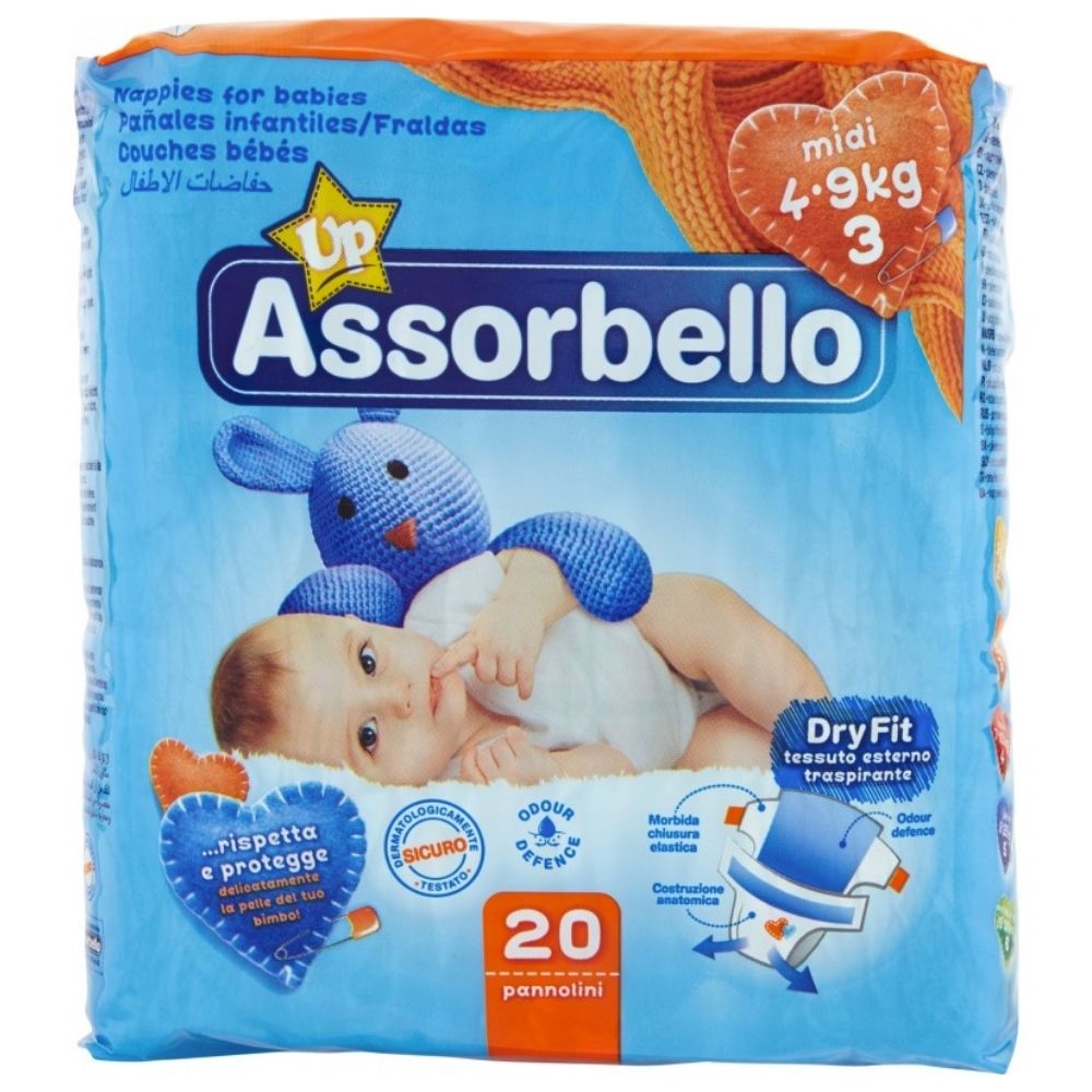 Pannolini bambini ASSORBELLO 15-30 kg