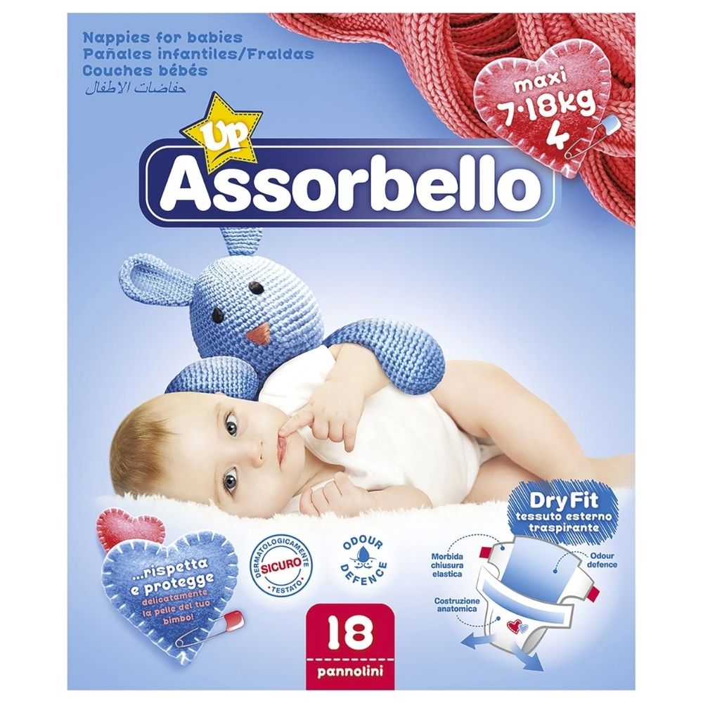 Pannolini bambini ASSORBELLO 7-18 kg