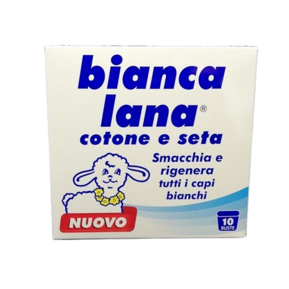 Detersivo-additivo in polvere per bianca lana, bucato, cotone e seta  200 gr