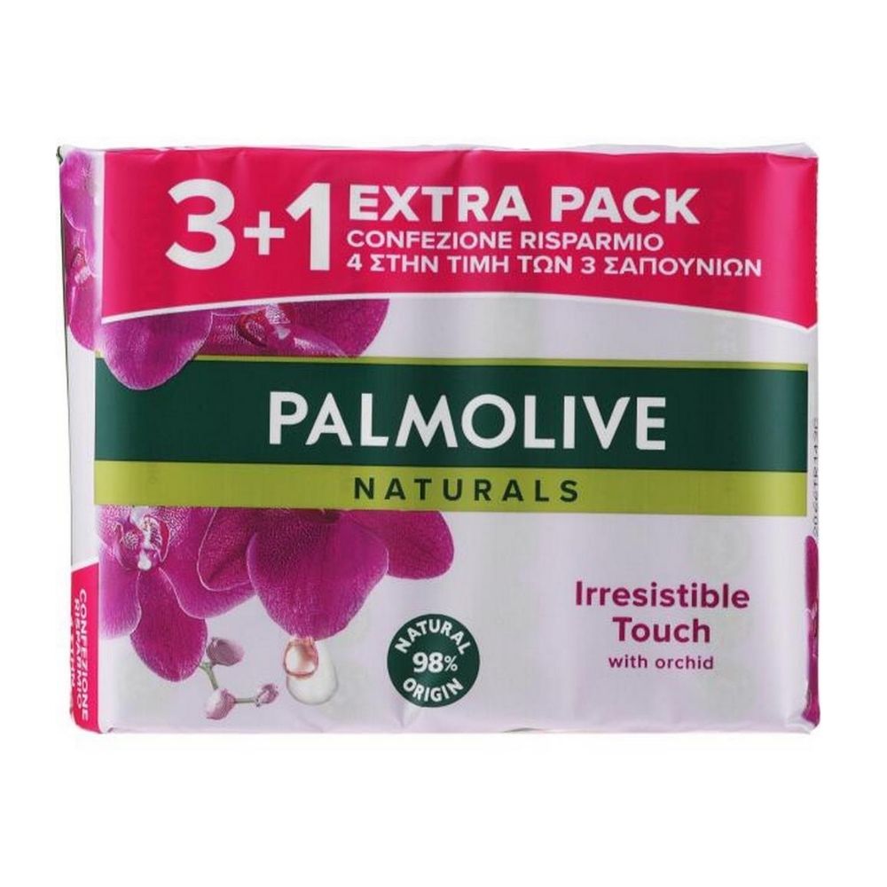 Saponetta naturals all'orchidea Palmolive 4 pz 90 gr