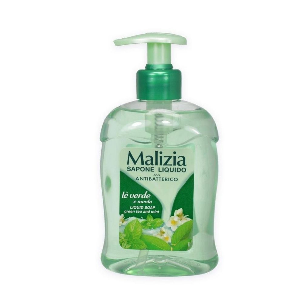 Sapone liquido The verde e Menta antibatterico MALIZIA 300 ml