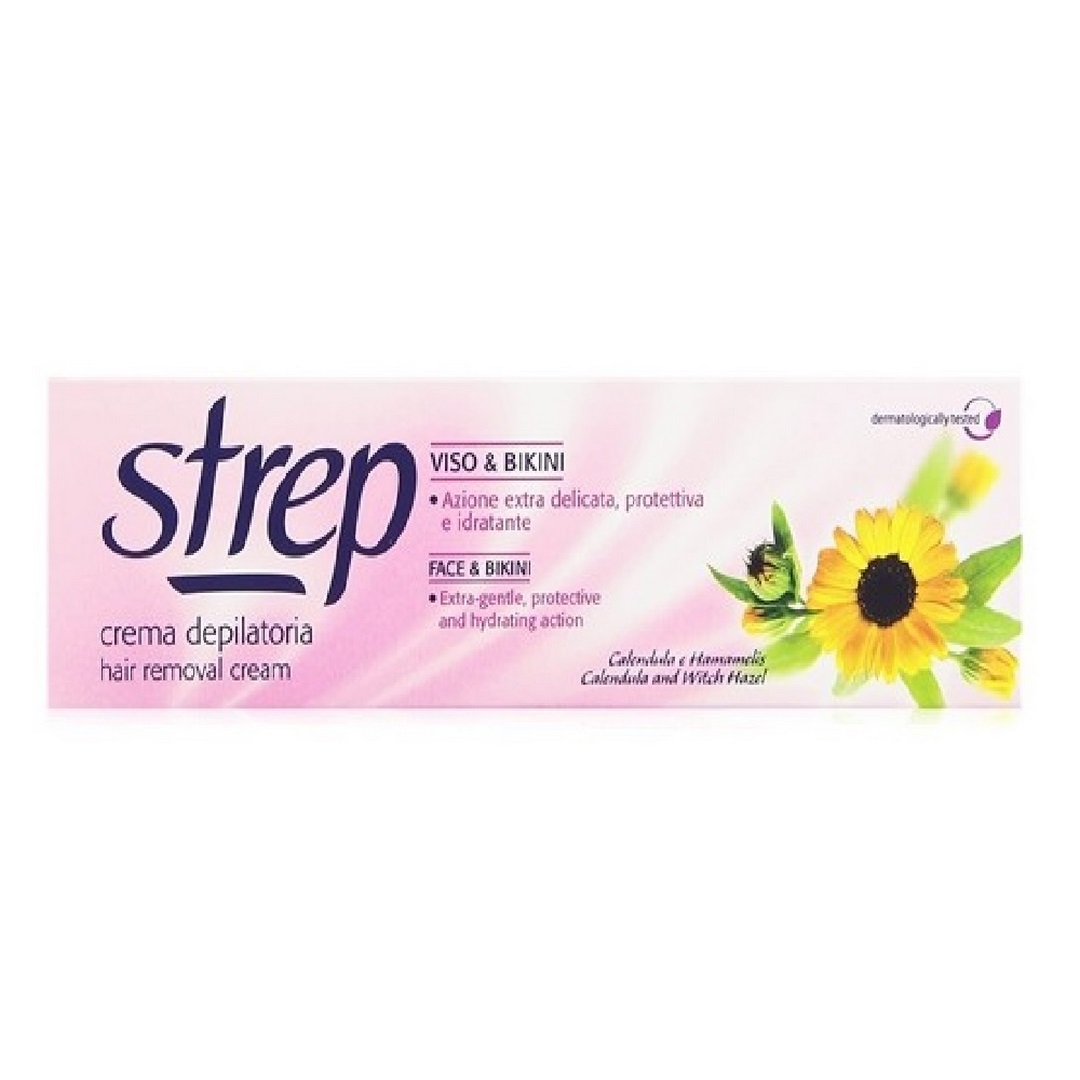 Crema depilatoria per viso e bikini  STREP 75 ml