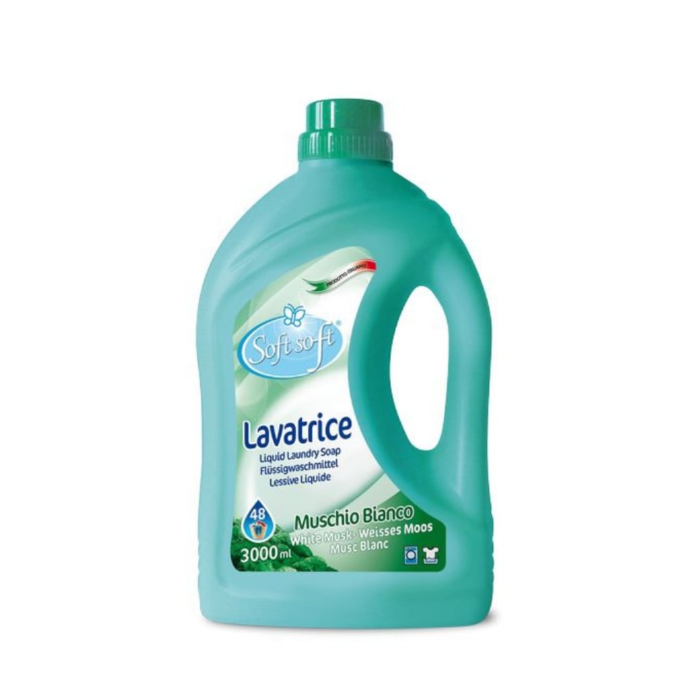 Detersivo per lavatrice SOFT SOFT  muschio 3000 ml