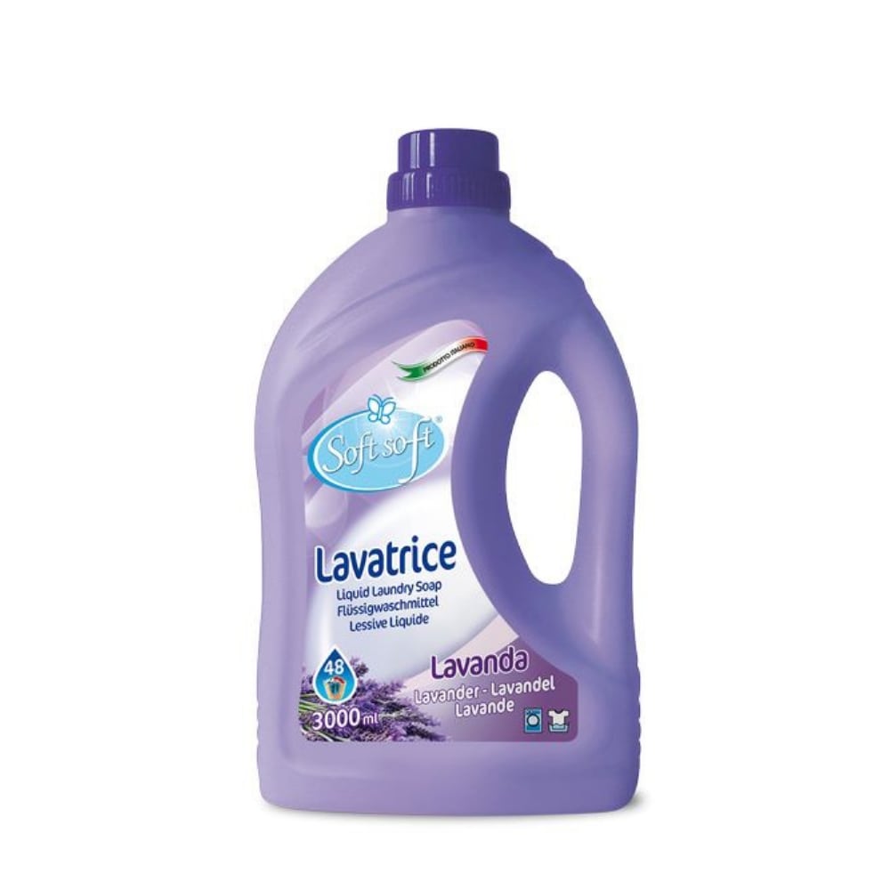 Detersivo per lavatrice SOFT SOFT  lavanda 3000 ml