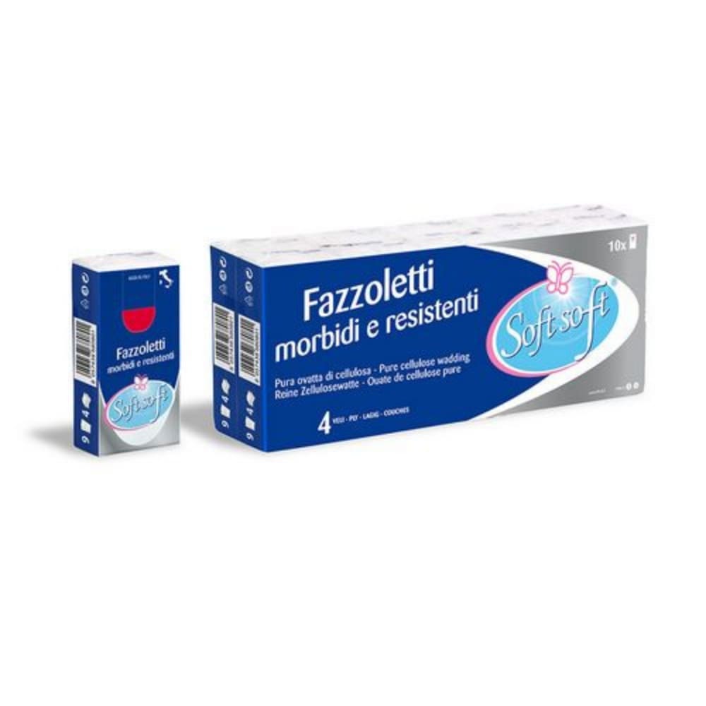 Fazzoletti SOFT SOFT 4 veli 10 pz