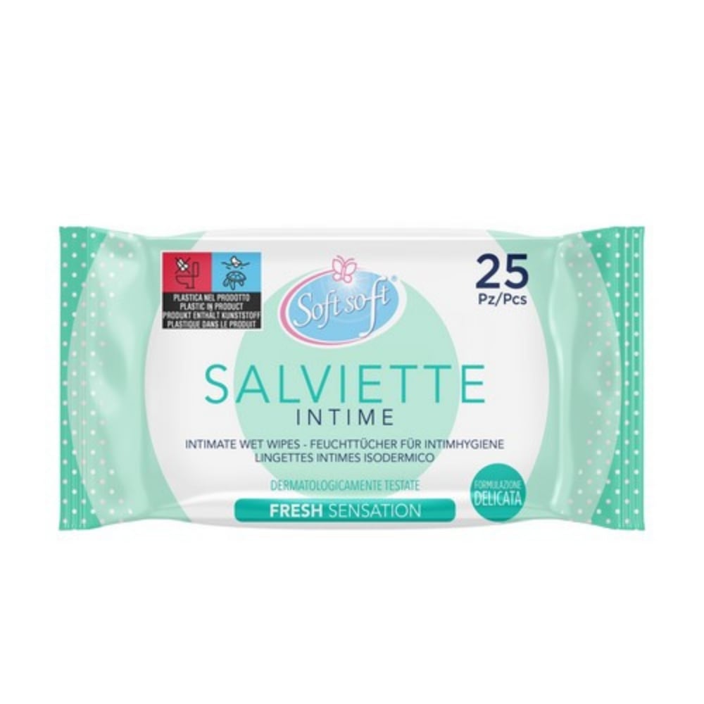 Salviettine intime SOFT SOFT, 25 pz