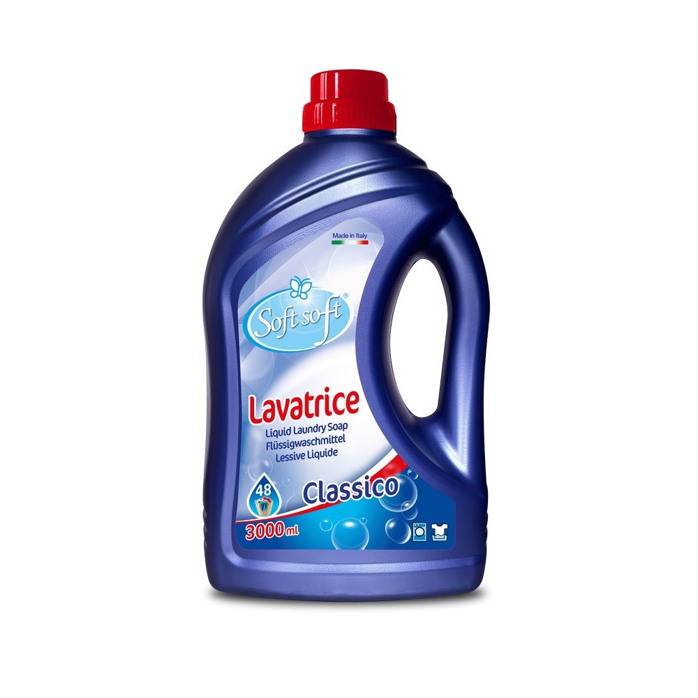 Detersivo liquido SOFT SOFT Classico 48 lavaggi 3000 ml