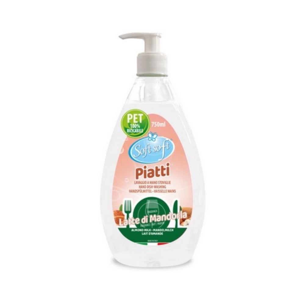 Lavapiatti con dispenser SOFT SOFT latte di mandorla 750 ml