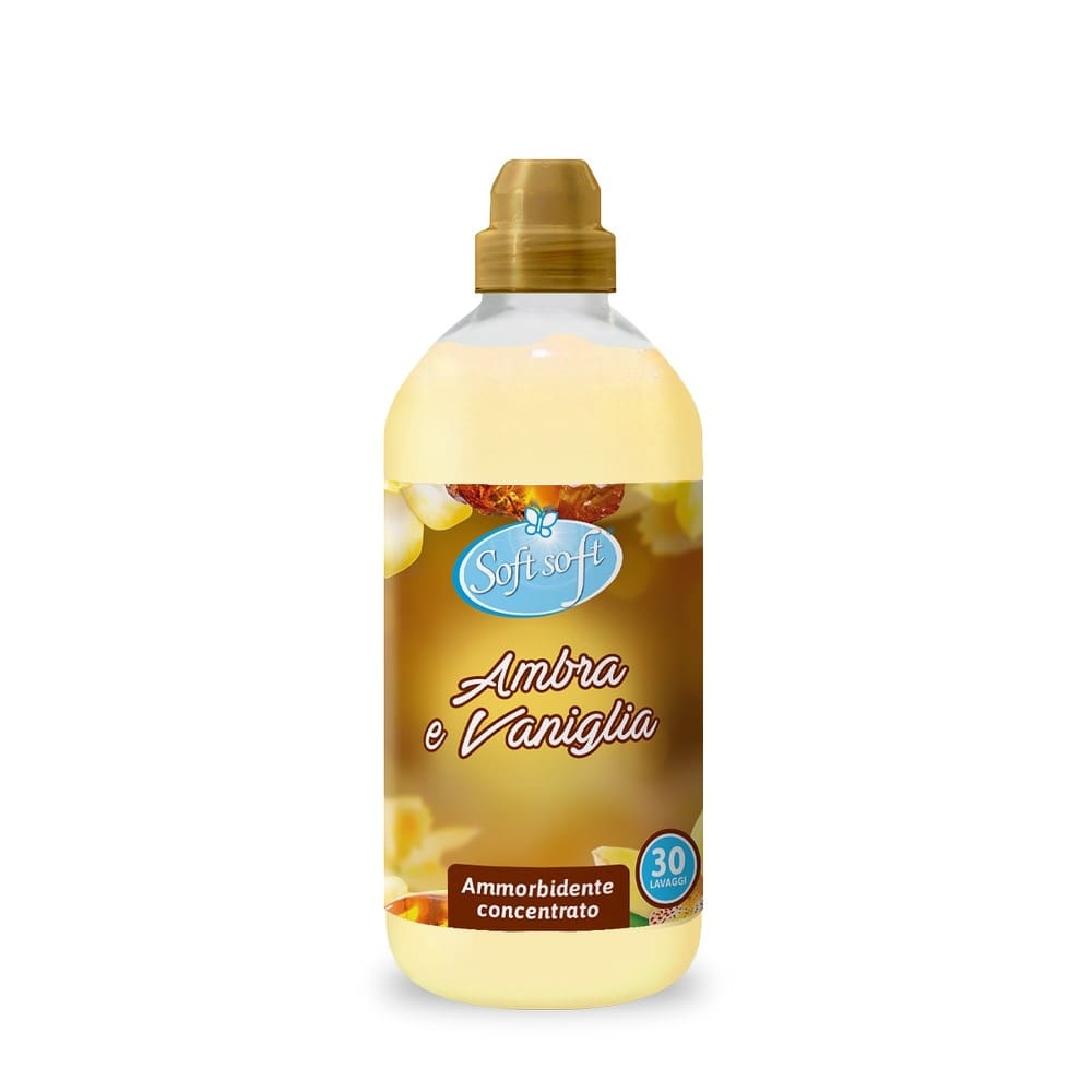 Ammorbidente concentrato SOFT SOFT Ambra e Vaniglia 750 ml