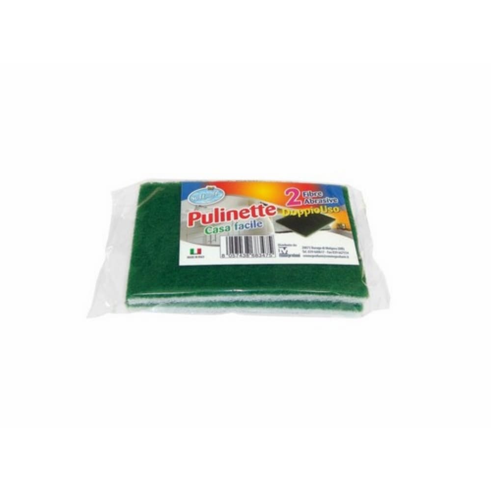 Spugne abrasive 2 fibre Pulinet SOFT SOFT  2 pz